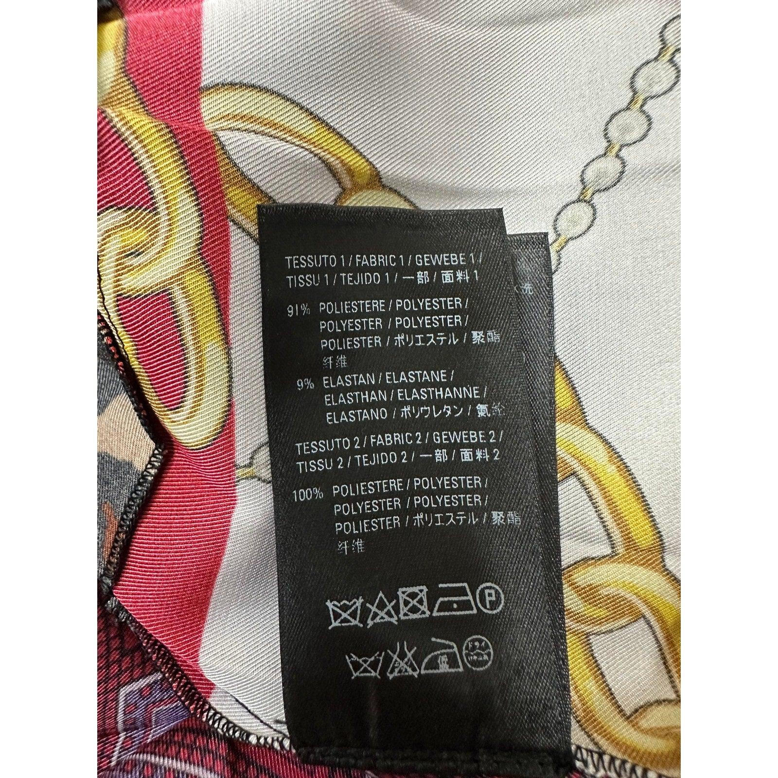 Noir BALENCIAGA - Robe à foulard imprimé floral et logo en multicolore en vente