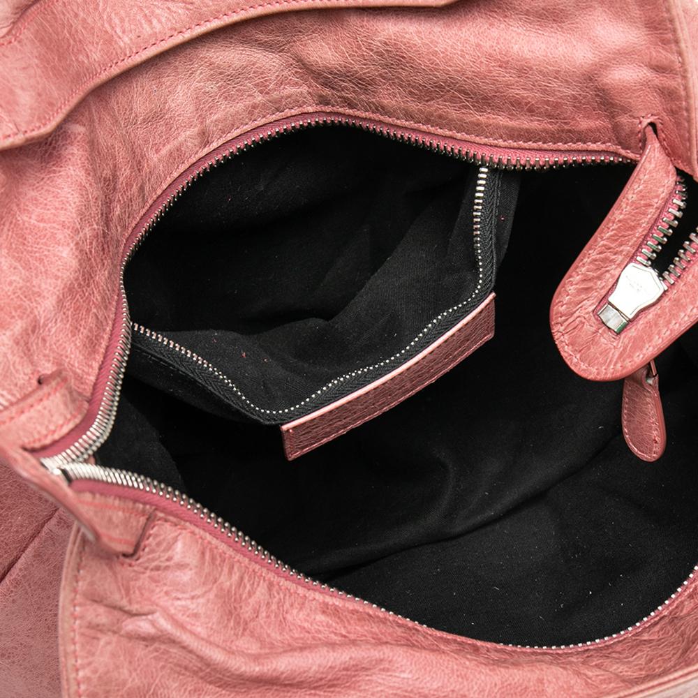 Balenciaga Framboise Leather GSH Brief Tote 4