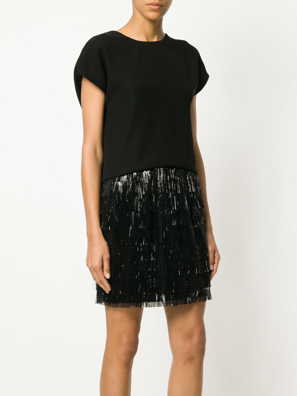 Balenciaga Fringed Cocktail Dress In Good Condition In London, GB