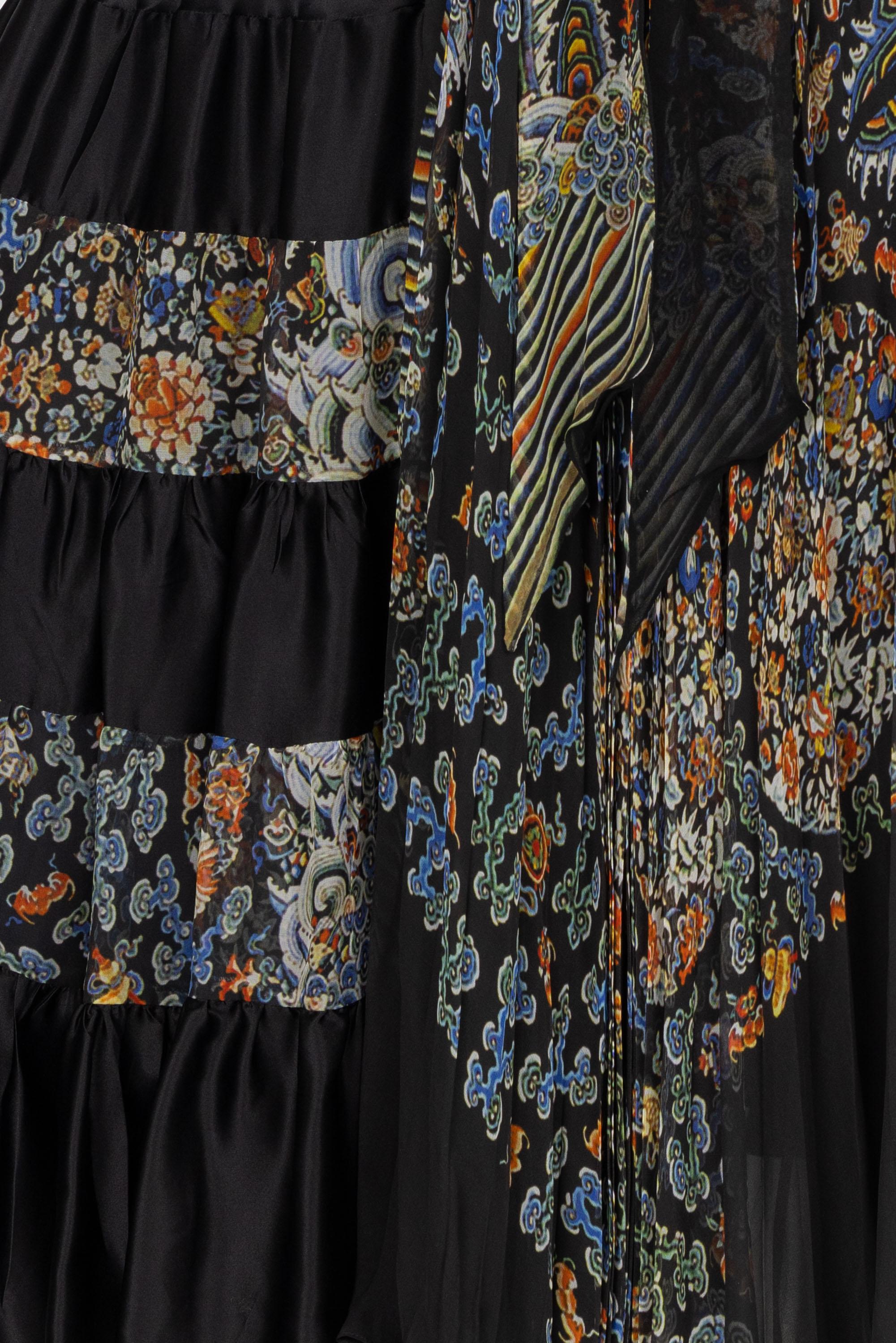 Balenciaga Ghesquière Pre-Fall 2007 Silk Maxi Dress For Sale 7