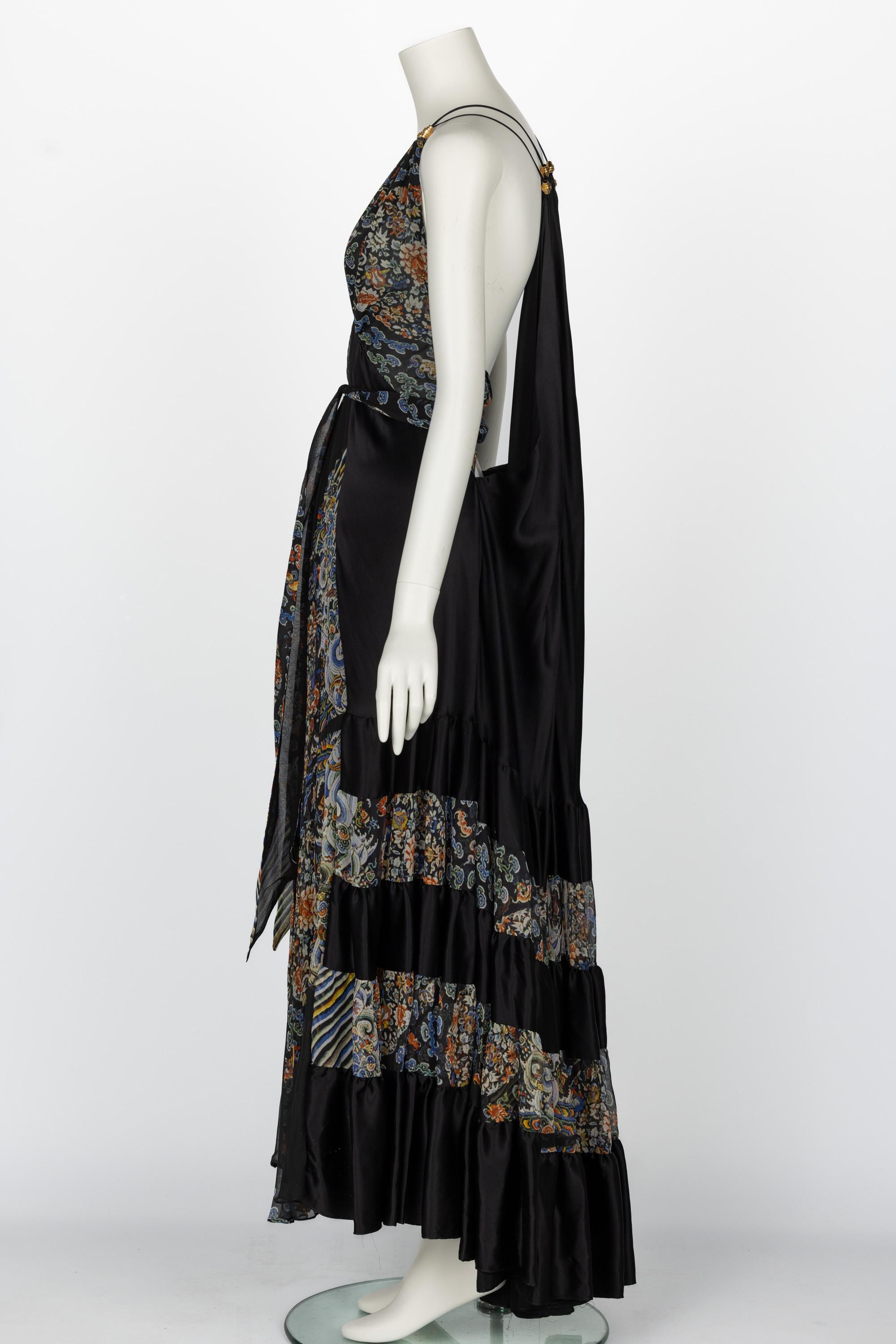 Balenciaga Ghesquière Pre-Fall 2007 Silk Maxi Dress For Sale 2