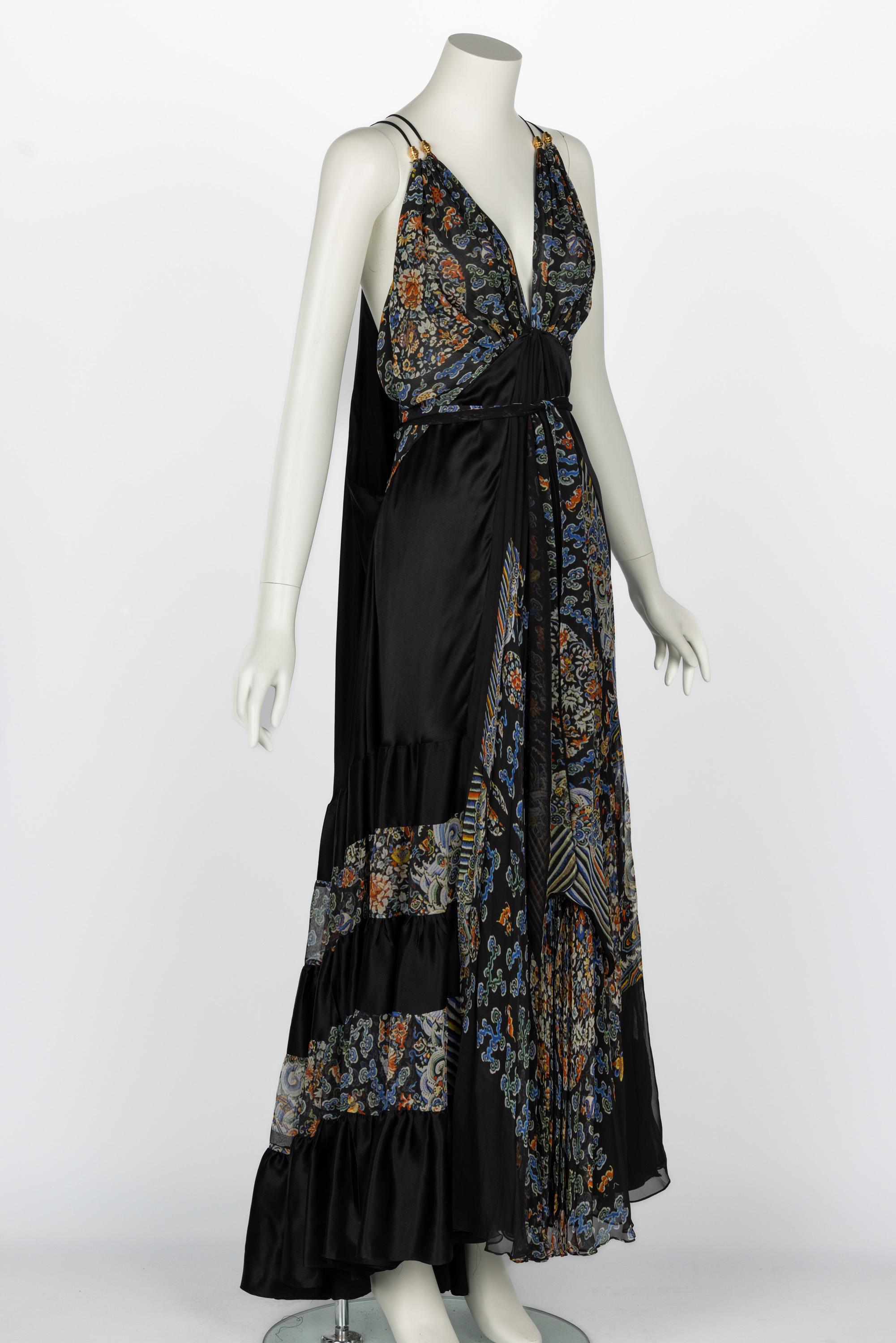 Balenciaga Ghesquière Pre-Fall 2007 Silk Maxi Dress For Sale 3