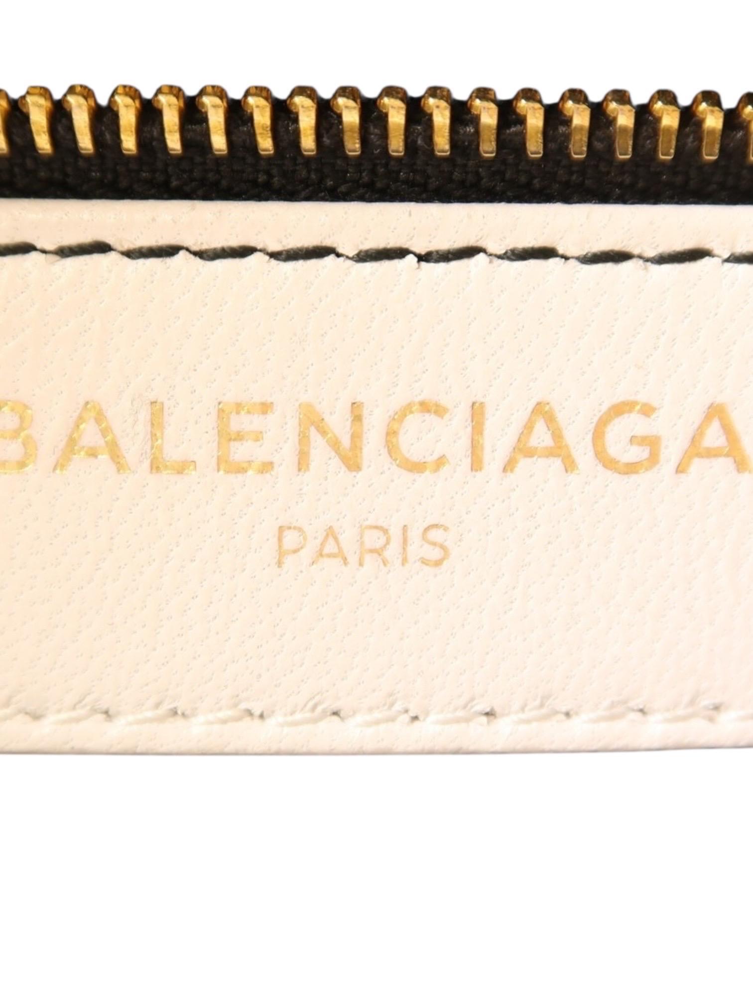 Balenciaga Giant 12 Gold City Bag en cuir ivoire avec bandoulière + miroir Excellent état - En vente à Kingston, NY