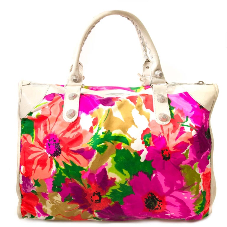 Balenciaga Giant 21 Flower Weekender Bag For Sale at 1stDibs ...