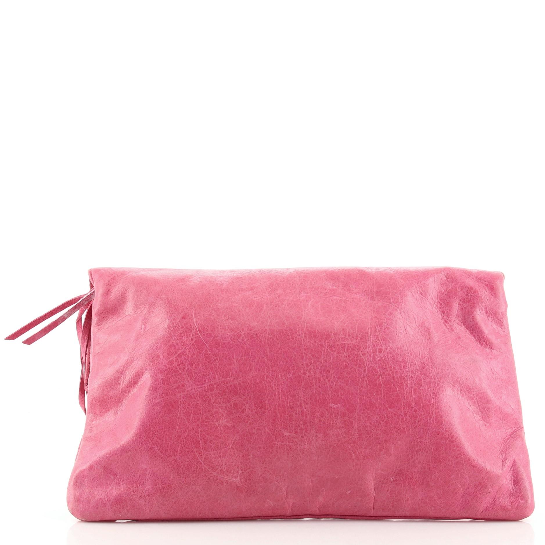 balenciaga giant envelope clutch