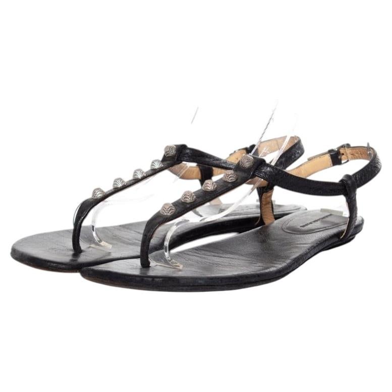 Balenciaga, Sandali gladiatori in nero in vendita