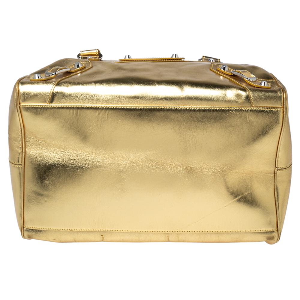 balenciaga bag gold