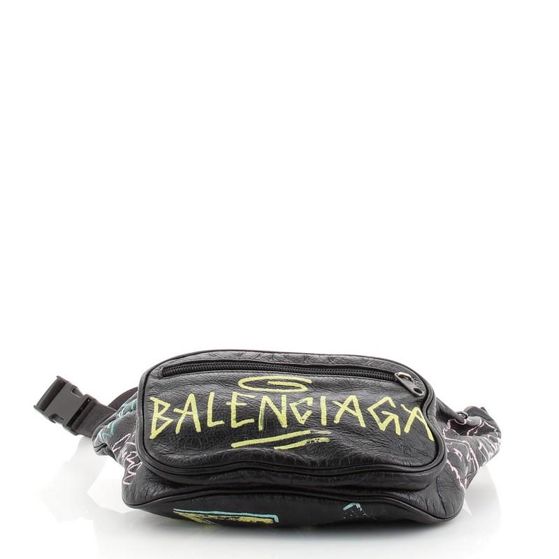 balenciaga belt bag graffiti