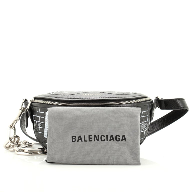 Balenciaga Graffiti Souvenir Belt Bag Leather XS at 1stDibs ...
