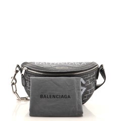 Balenciaga Graffiti Souvenir Belt Bag Leather XXS