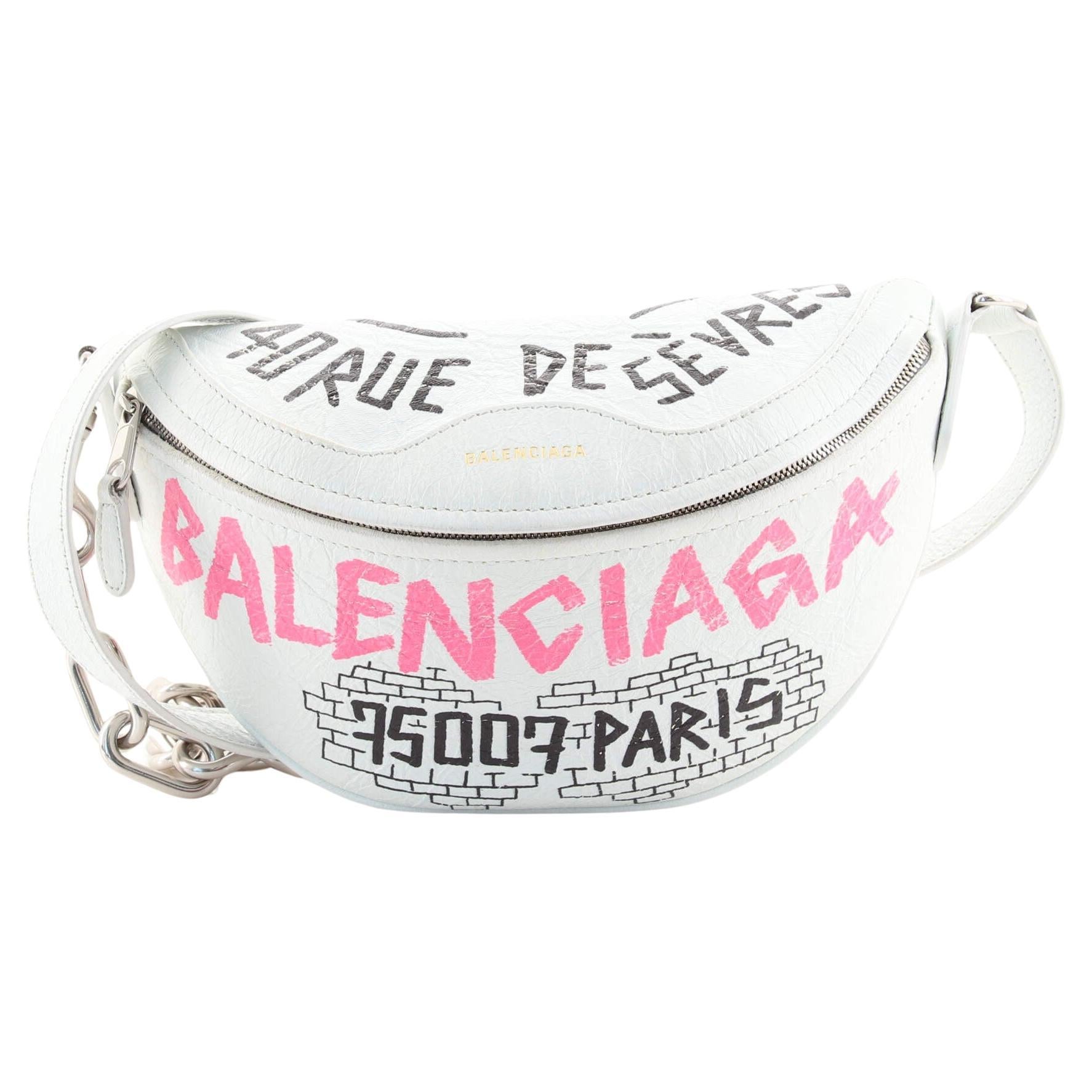 Balenciaga Souvenir Graffiti Belt Bag - Farfetch
