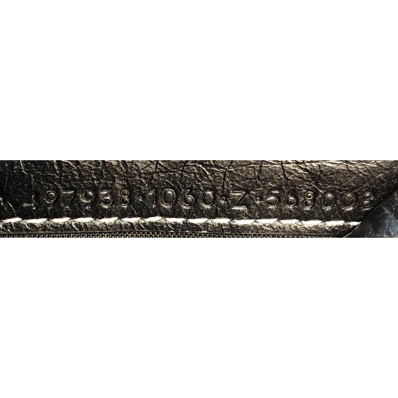Balenciaga Graffiti Wallet on Chain Leather In Good Condition In NY, NY