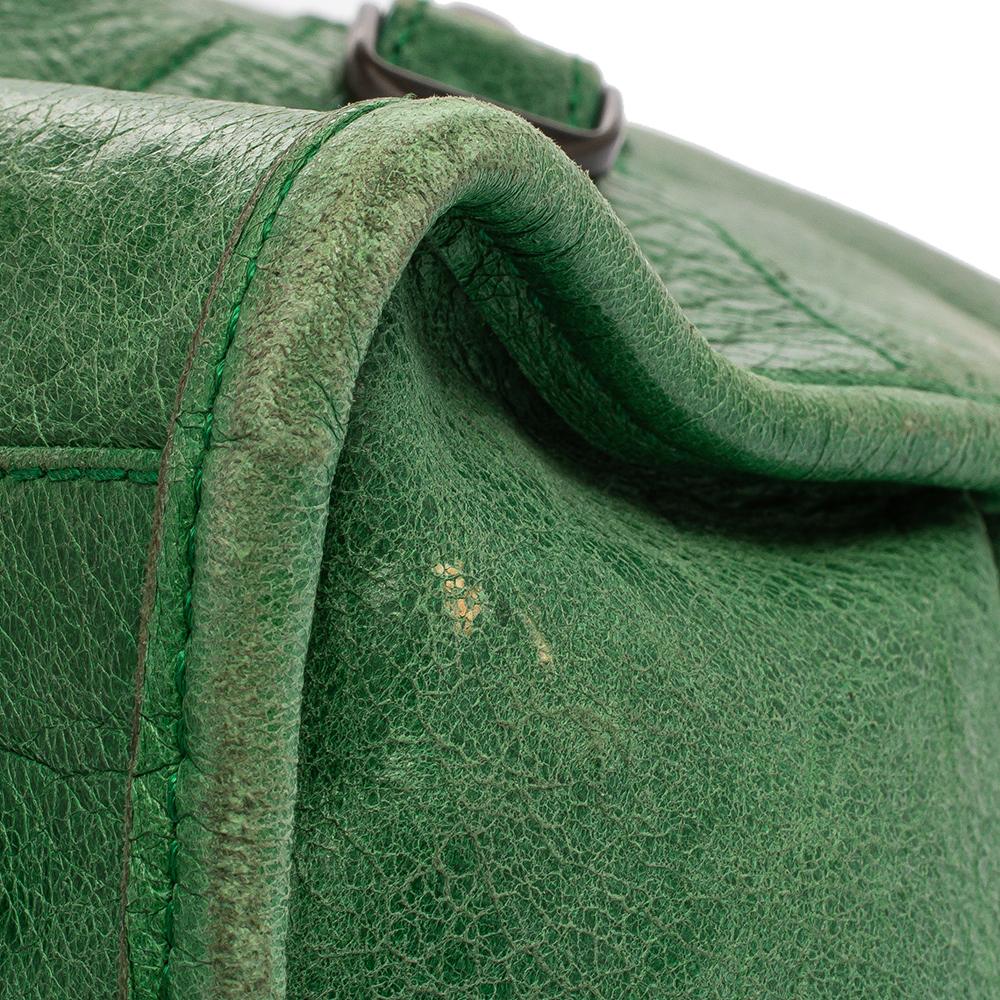 Balenciaga Grass Green Leather RH Work Tote 2