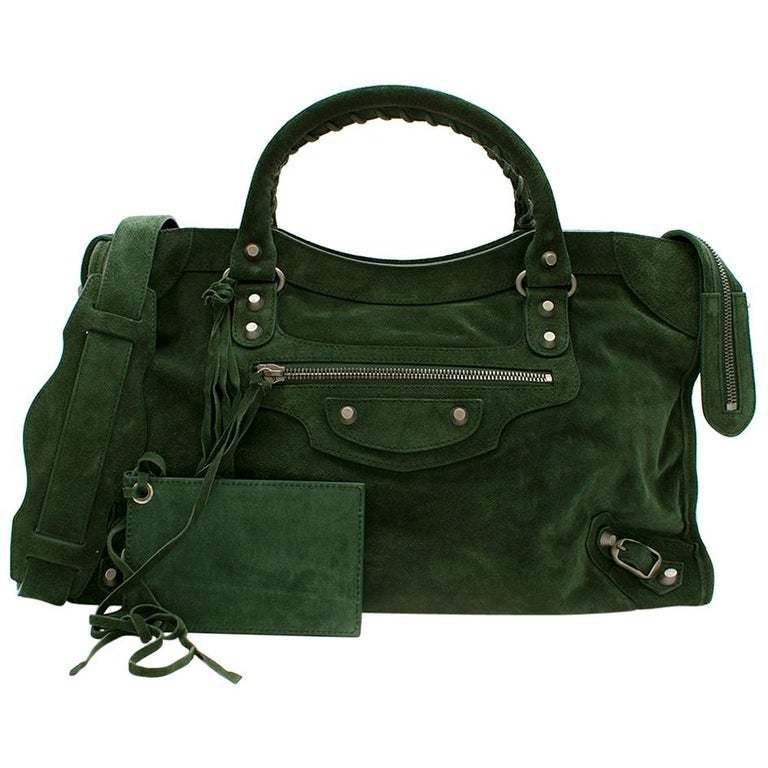 balenciaga tote bag green