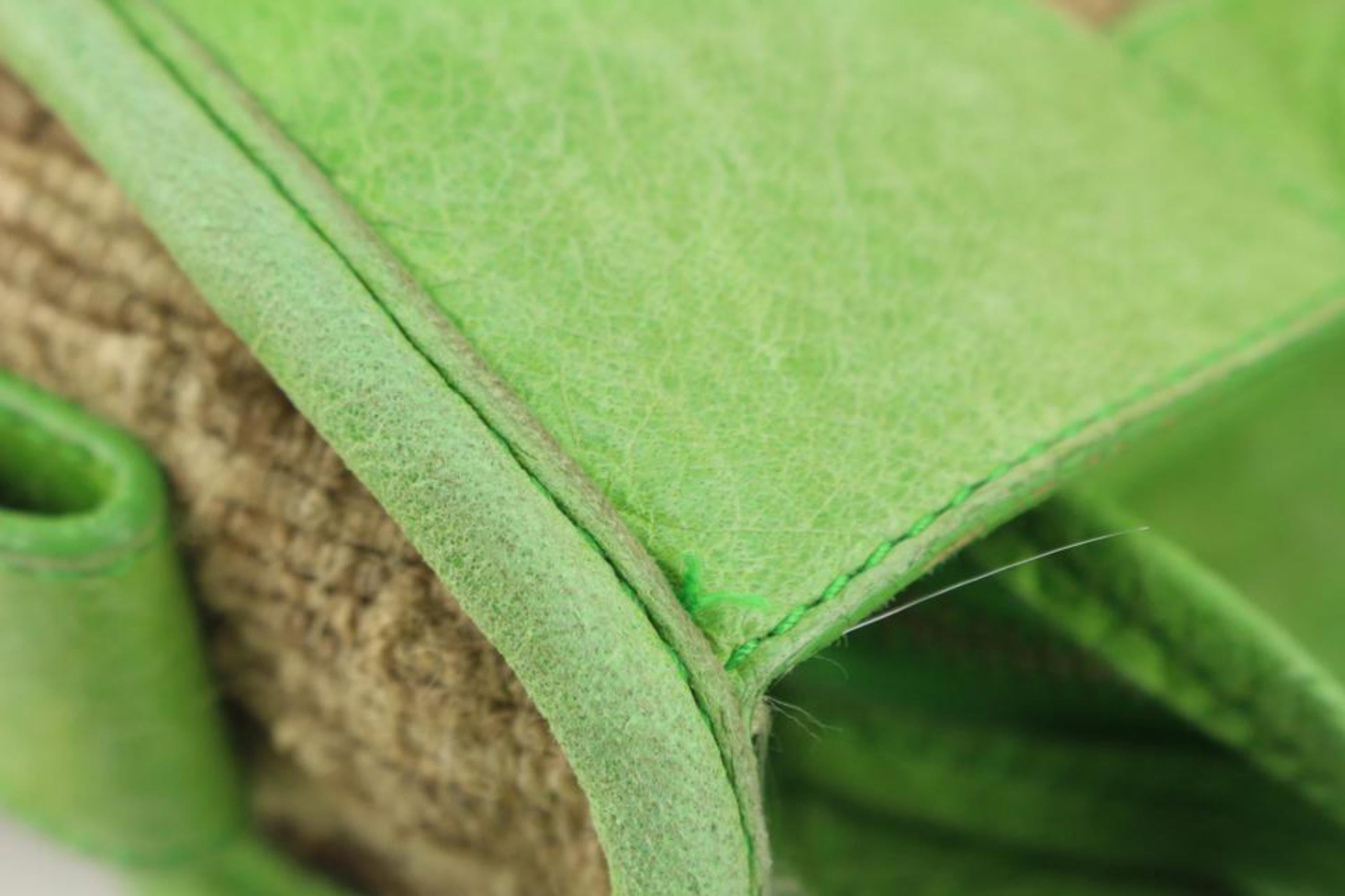balenciaga green bag