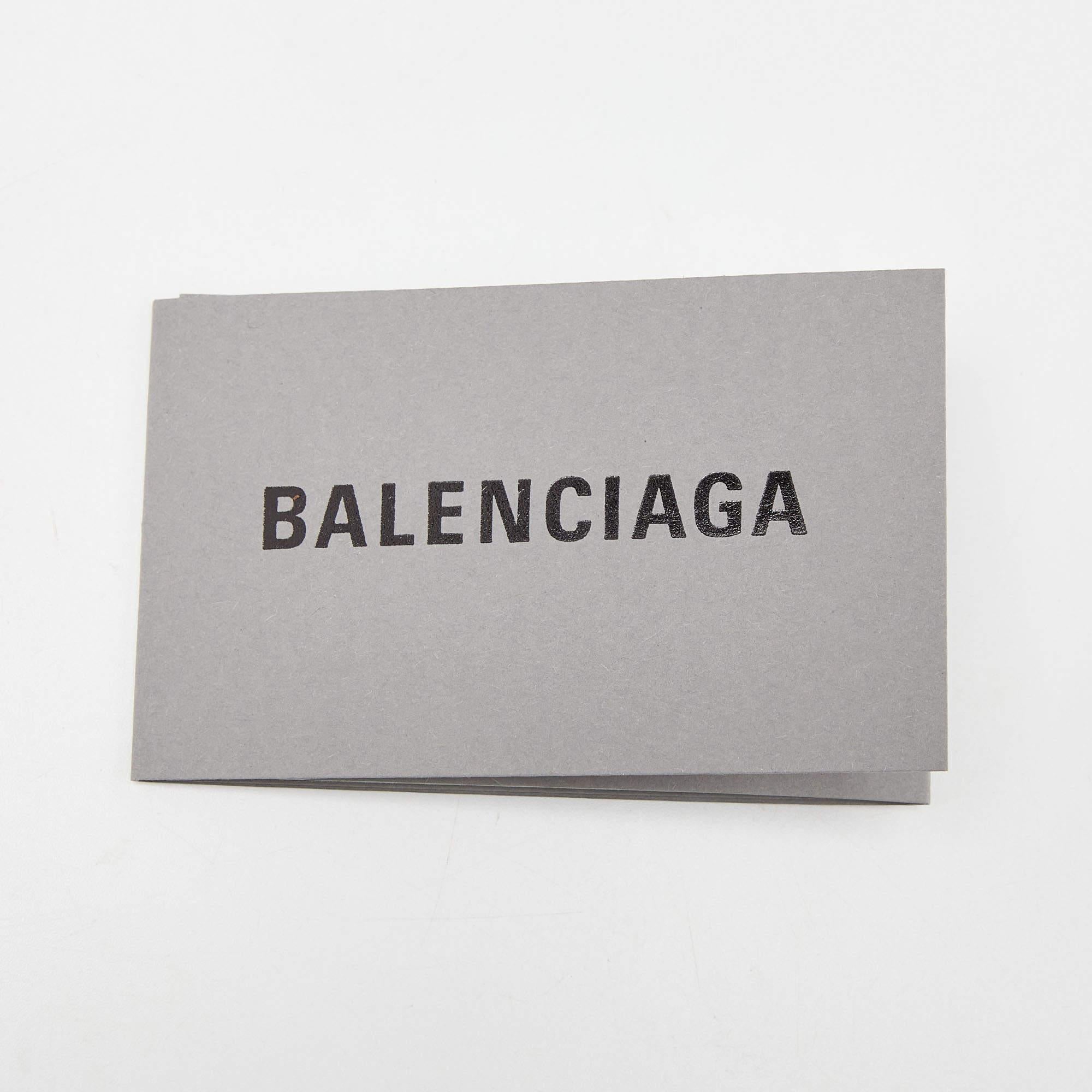 Balenciaga XS Sanduhr-Top Handle Bag aus grünem Leder mit Krokodillederprägung im Angebot 9