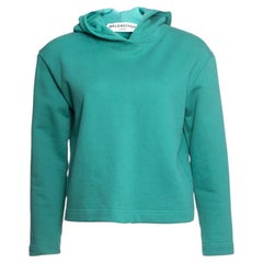 Balenciaga, Green hooded sweater