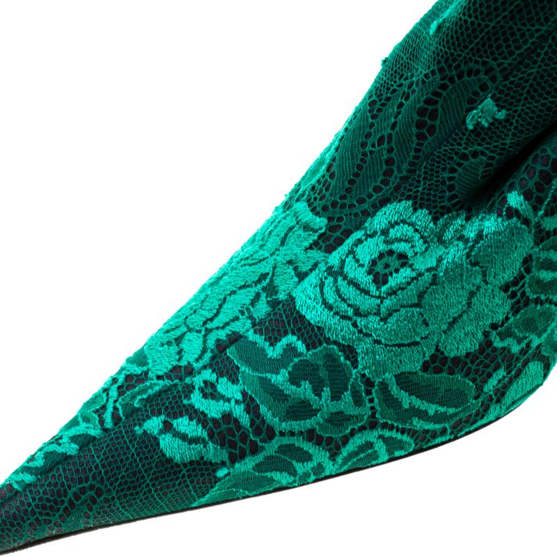 green balenciaga boots