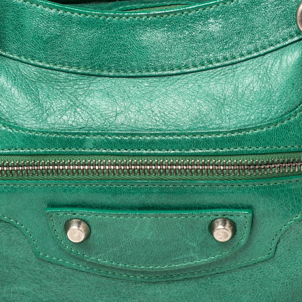 Balenciaga Green Leather First RSH Bag In Good Condition In Dubai, Al Qouz 2