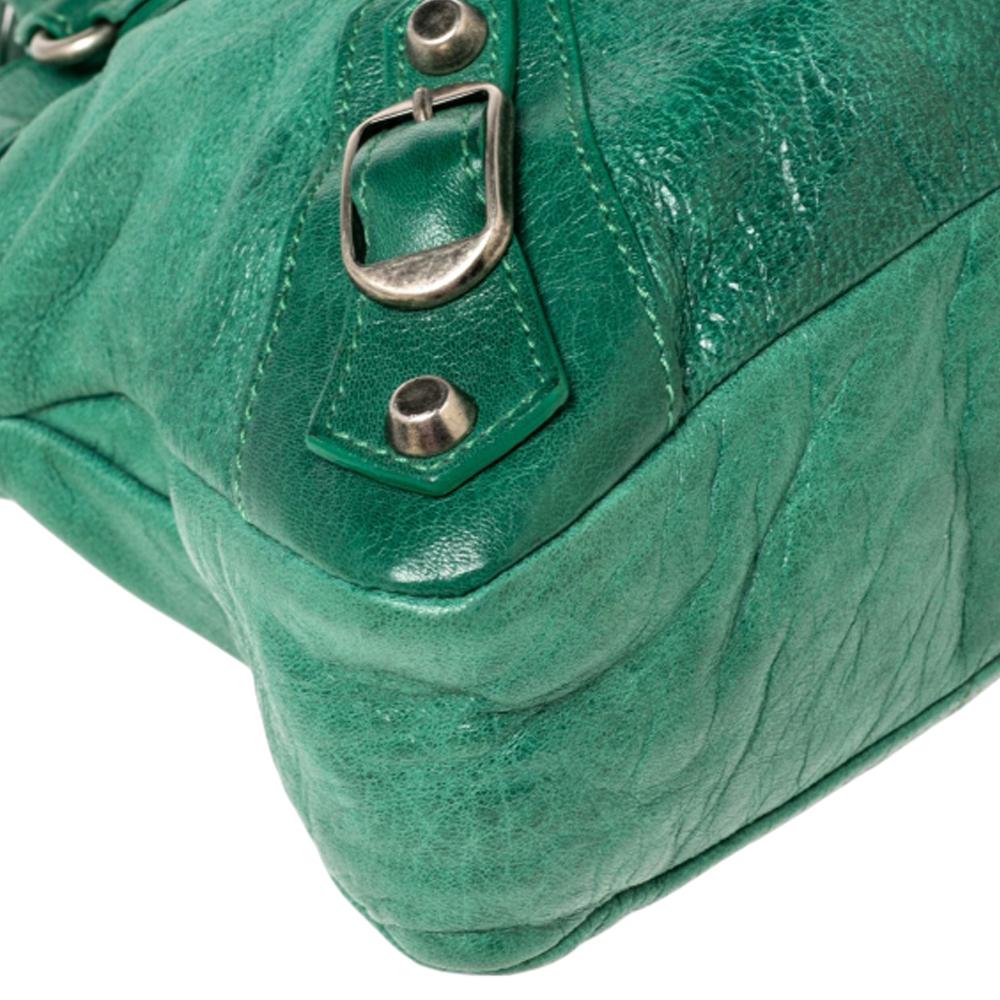 Balenciaga Green Leather First RSH Bag 2