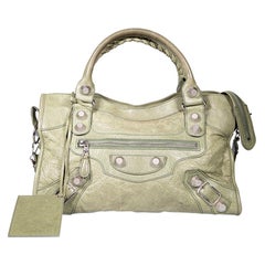 Balenciaga Greene & Greene Leather Borsa piccola Classic City