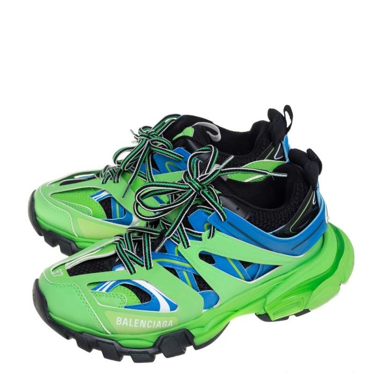 balenciaga runners womens green