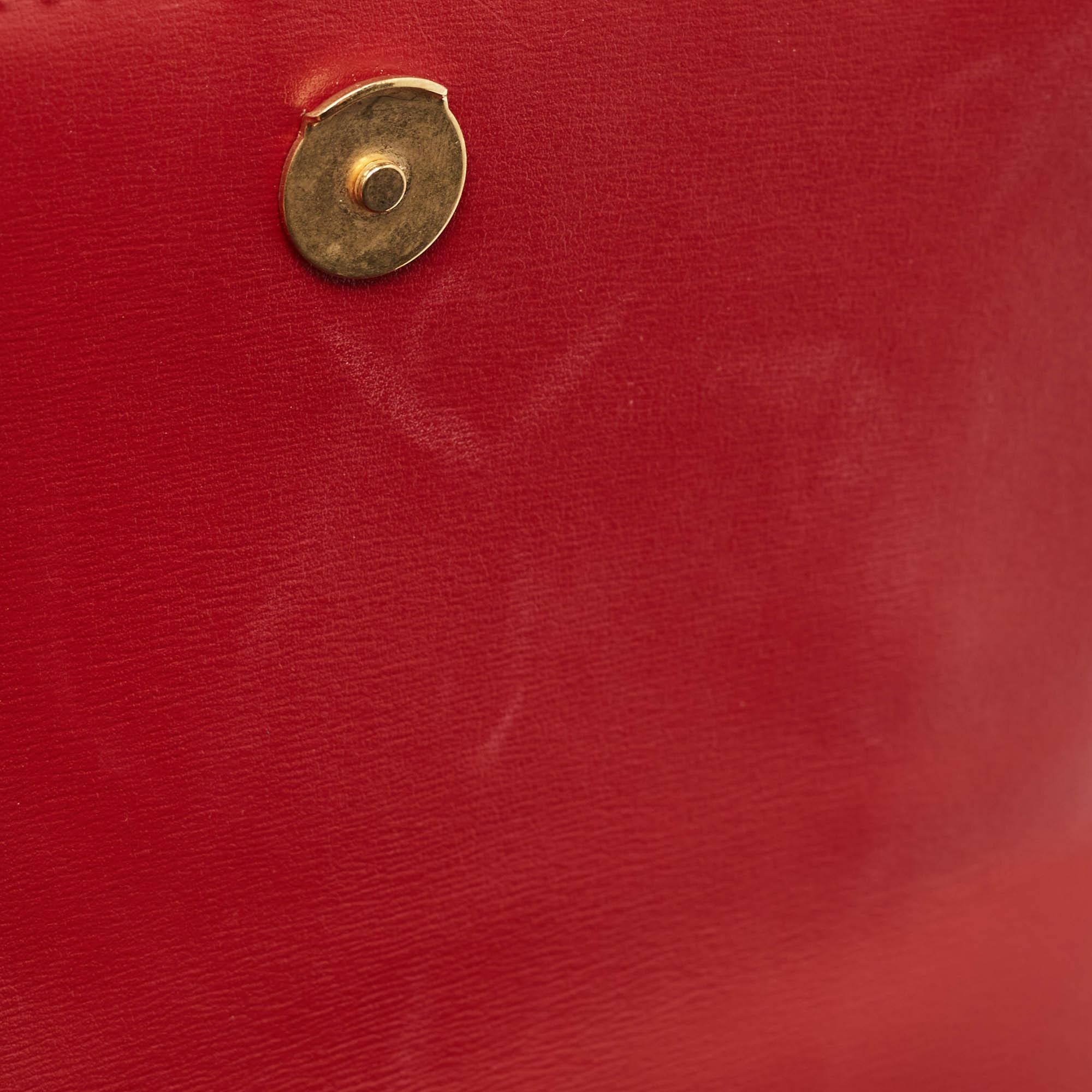 Balenciaga Green/Red Leather Small Hourglass Top Handle Bag 7