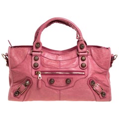 Balenciaga Grenadine Leather GGH Part Time Tote