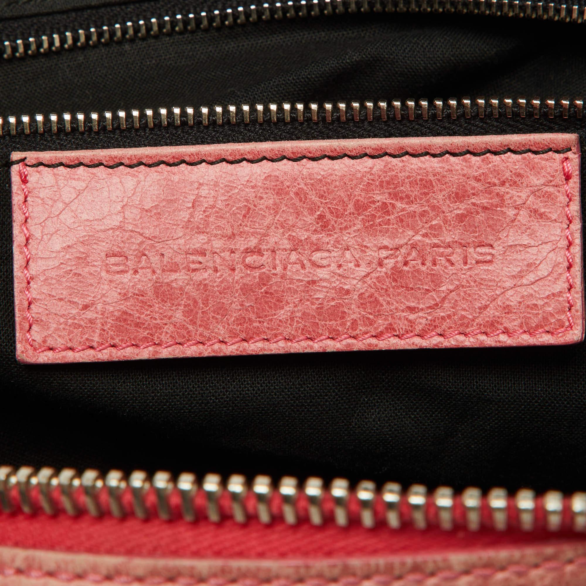 Balenciaga Grenadine Leather GSH Work Tote For Sale 15