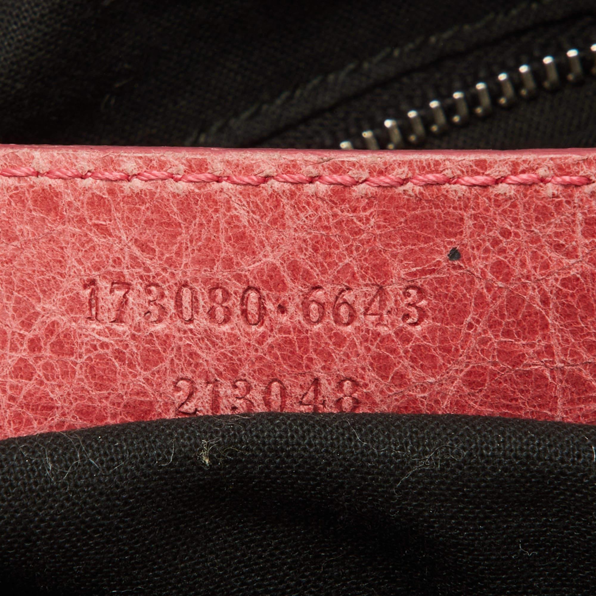 Balenciaga Grenadine Leather GSH Work Tote For Sale 4