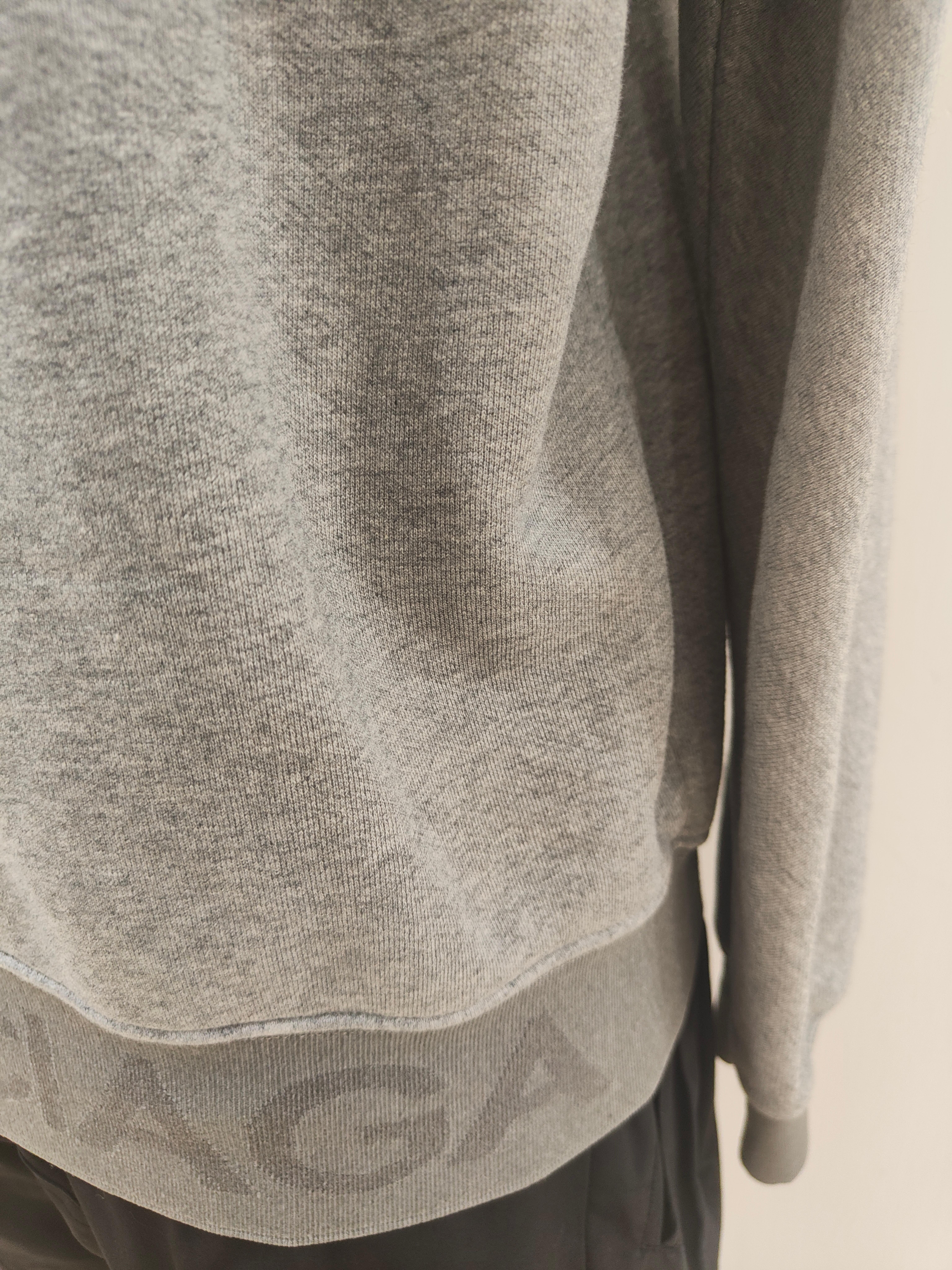 Gray Balenciaga grey cotton sweater For Sale