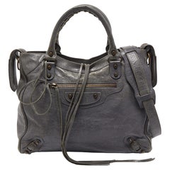 Balenciaga Grey Leather Classic Velo RH Tote