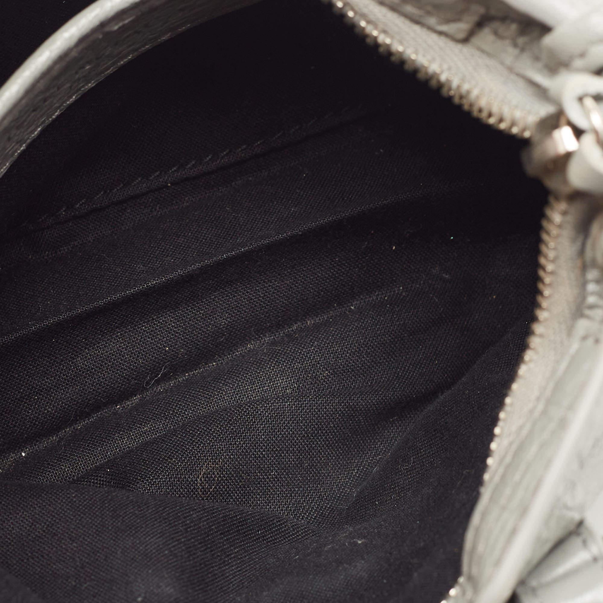 Balenciaga Grey Leather Mini Neo Classic Tote 12