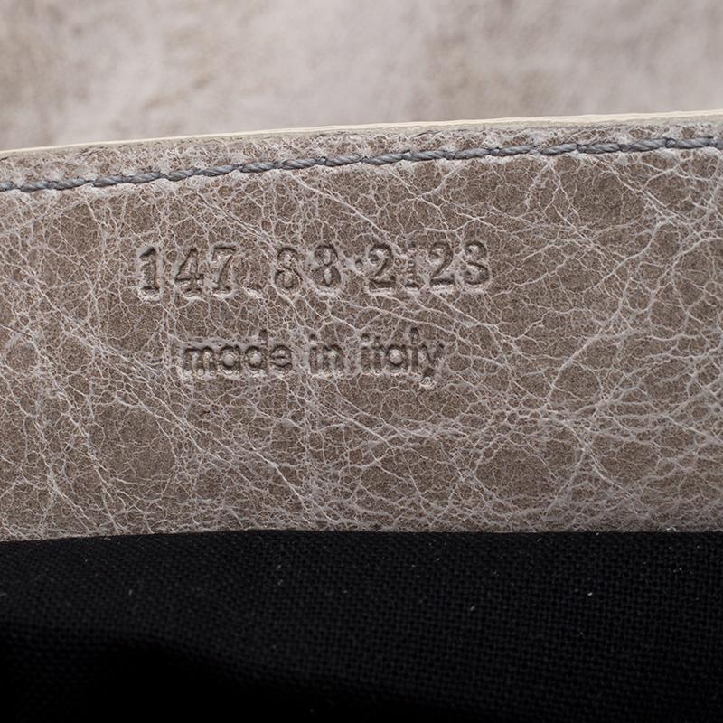Balenciaga Grey Leather Pouch 6