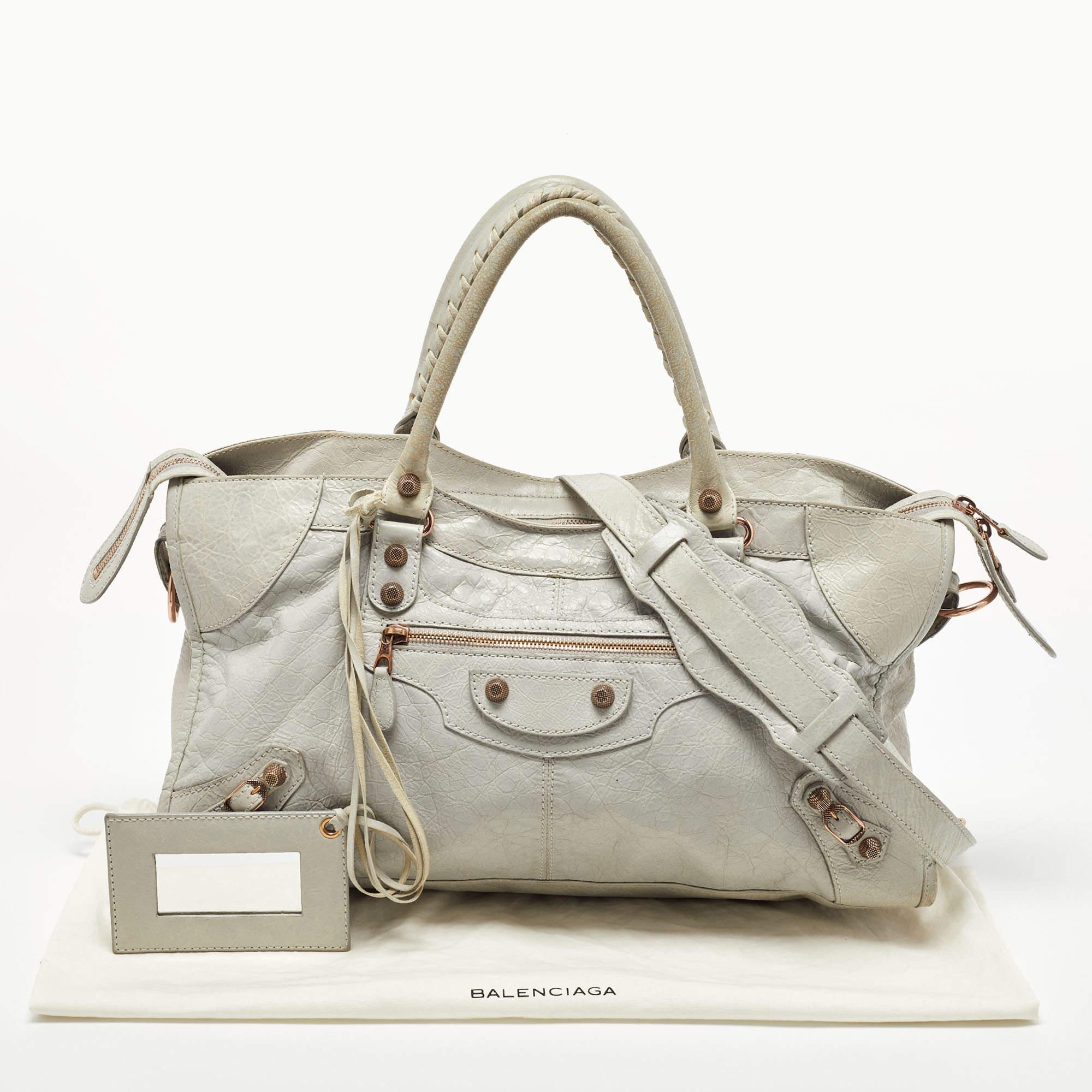 Balenciaga Grey Leather RGRH Part Time Tote 9