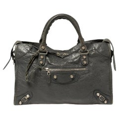 Balenciaga Grey Leather RH City Tote