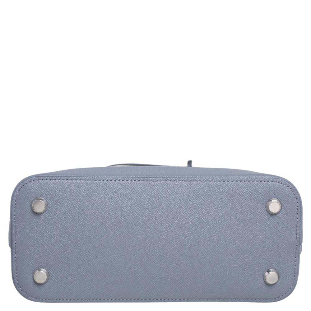 Balenciaga Grau Leder S Ville Logo Umhängetasche 1