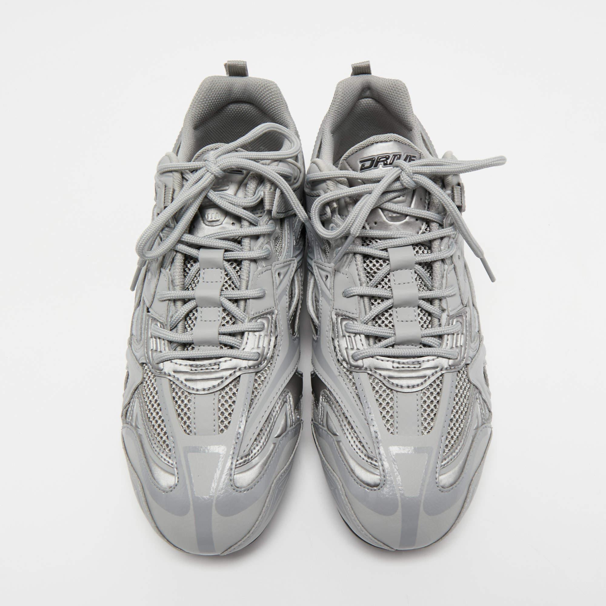 These Track sneakers from Balenciaga offer the correct amount of style and comfort. They have been crafted from mesh, rubber, and synthetic leather, they are designed in a low-top silhouette with contrasting panels, lace-up vamps, and the brand