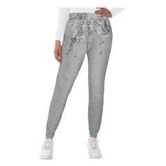 Joggers con estampado de salpicaduras de pintura gris Balenciaga Talla S