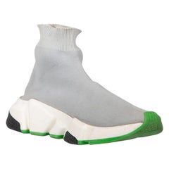 Balenciaga Grey Speed Sock Trainers Size UK 3
