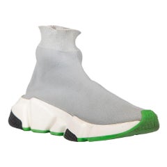 Balenciaga Grey Speed Sock Trainers Size UK 3