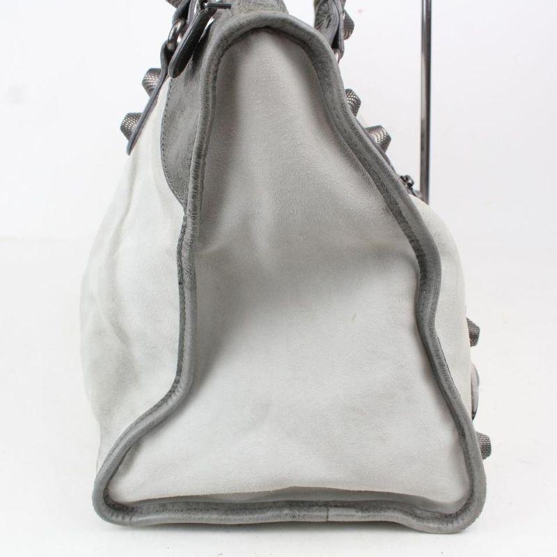 BALENCIAGA Grey The Giant City Handbag 861246 For Sale 6