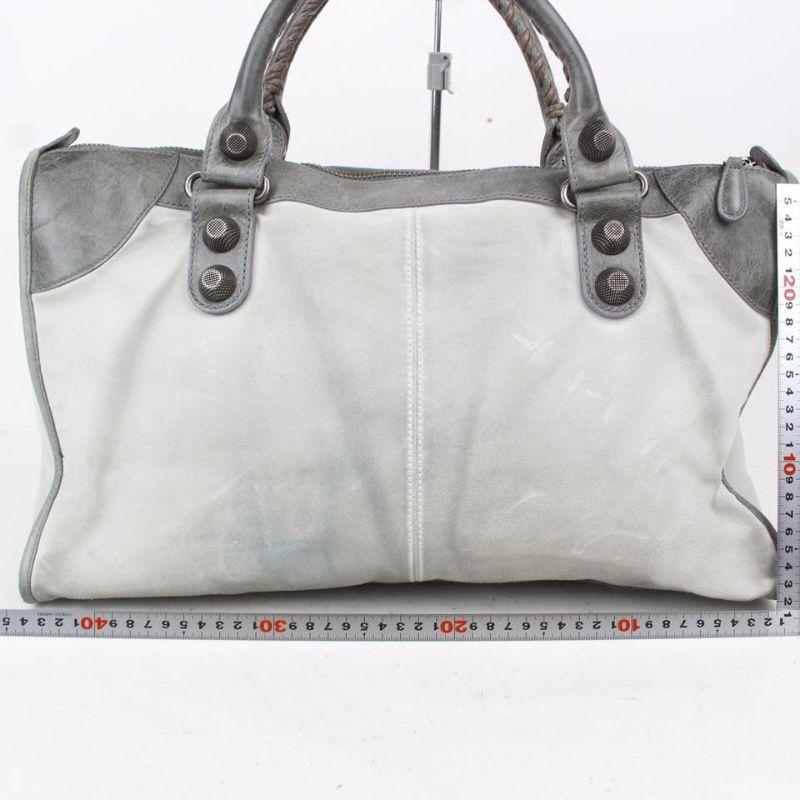 BALENCIAGA - Sac à main The Giant City gris 861246 1