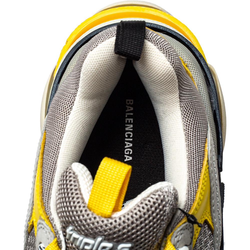 grey and yellow balenciaga