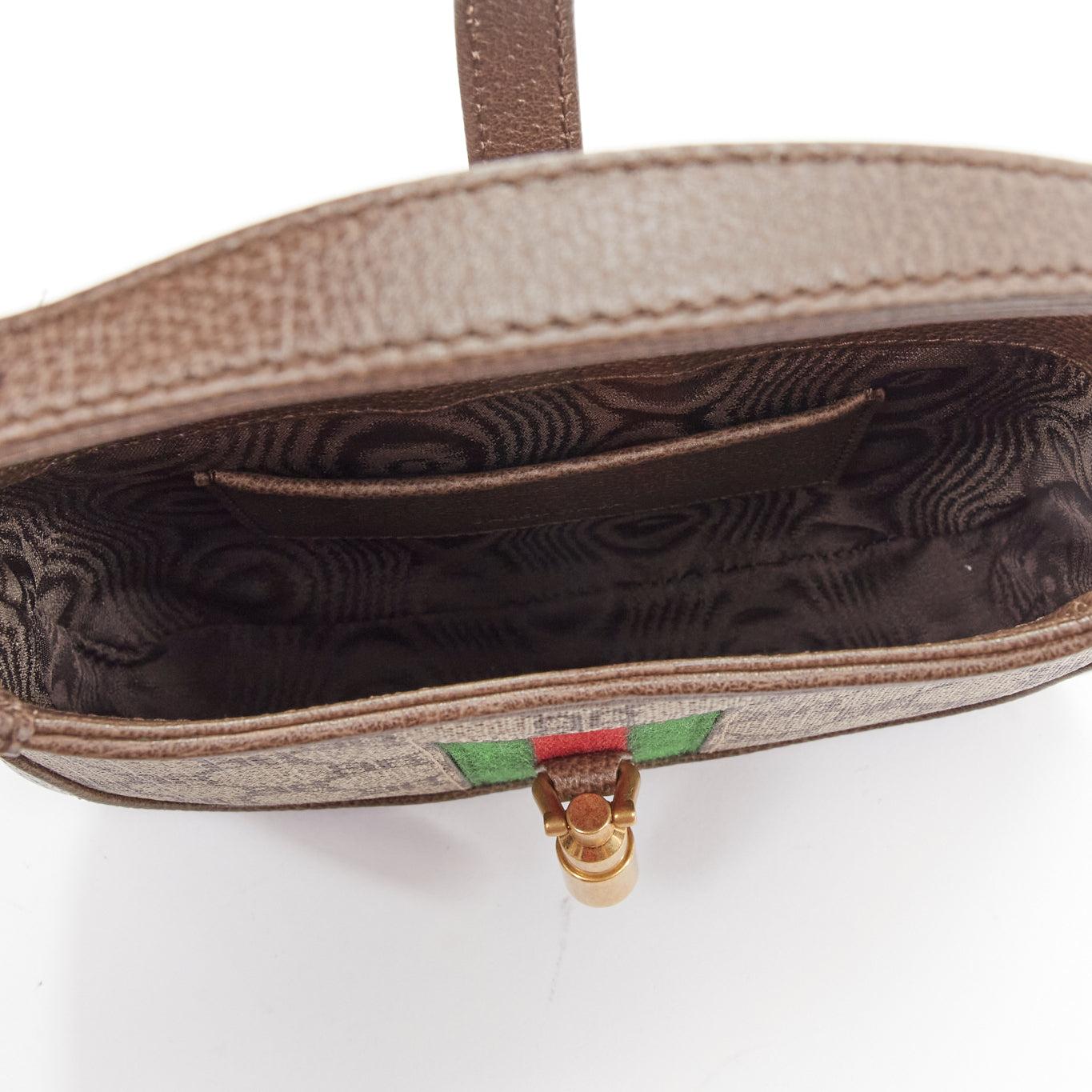 BALENCIAGA GUCCI 2021 Hacker Jackie BB monogram web mini hobo bag For Sale 4