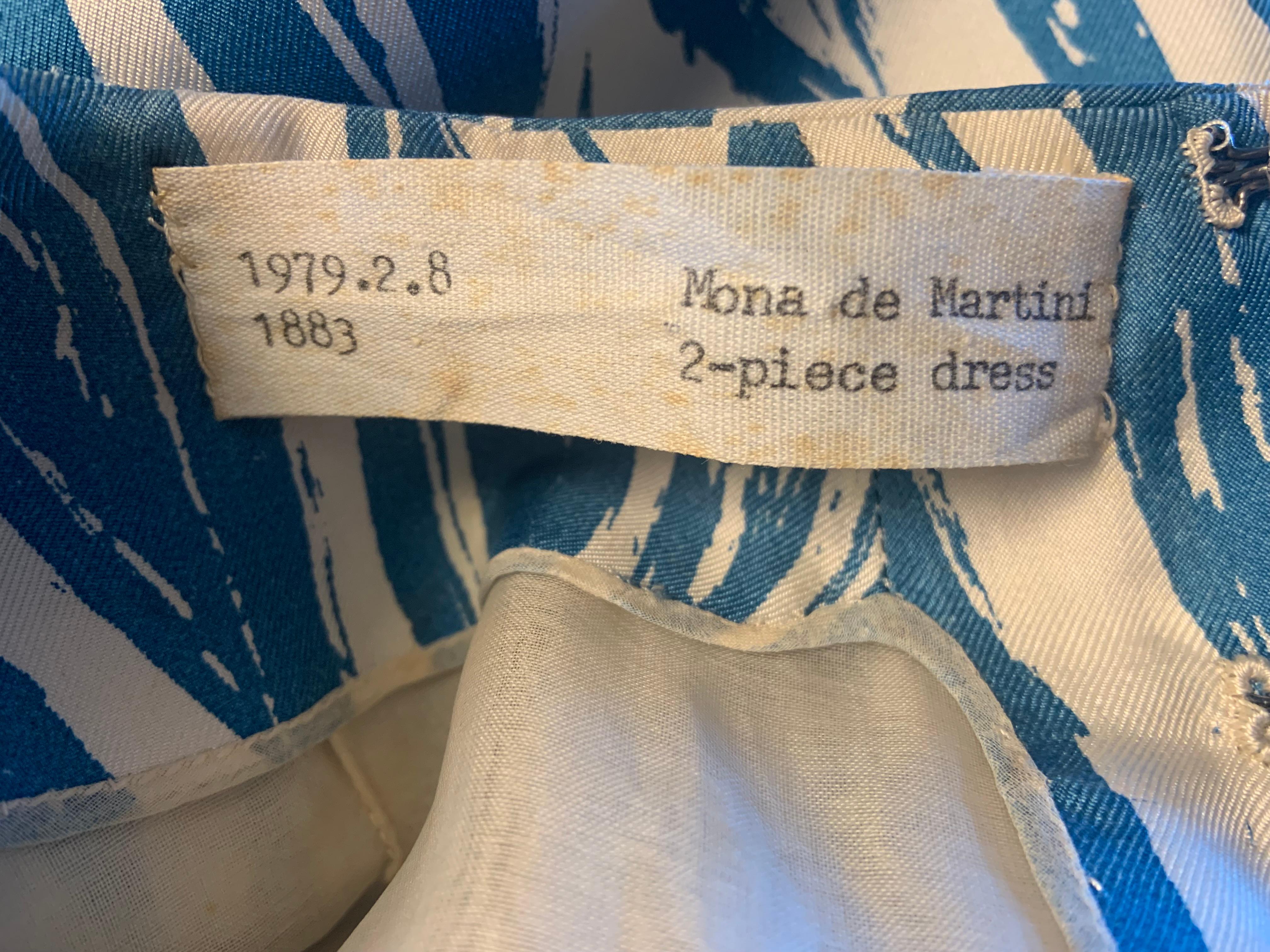 Robe en soie imprimée Balenciaga Haute Couture avec Provenance en vente 6