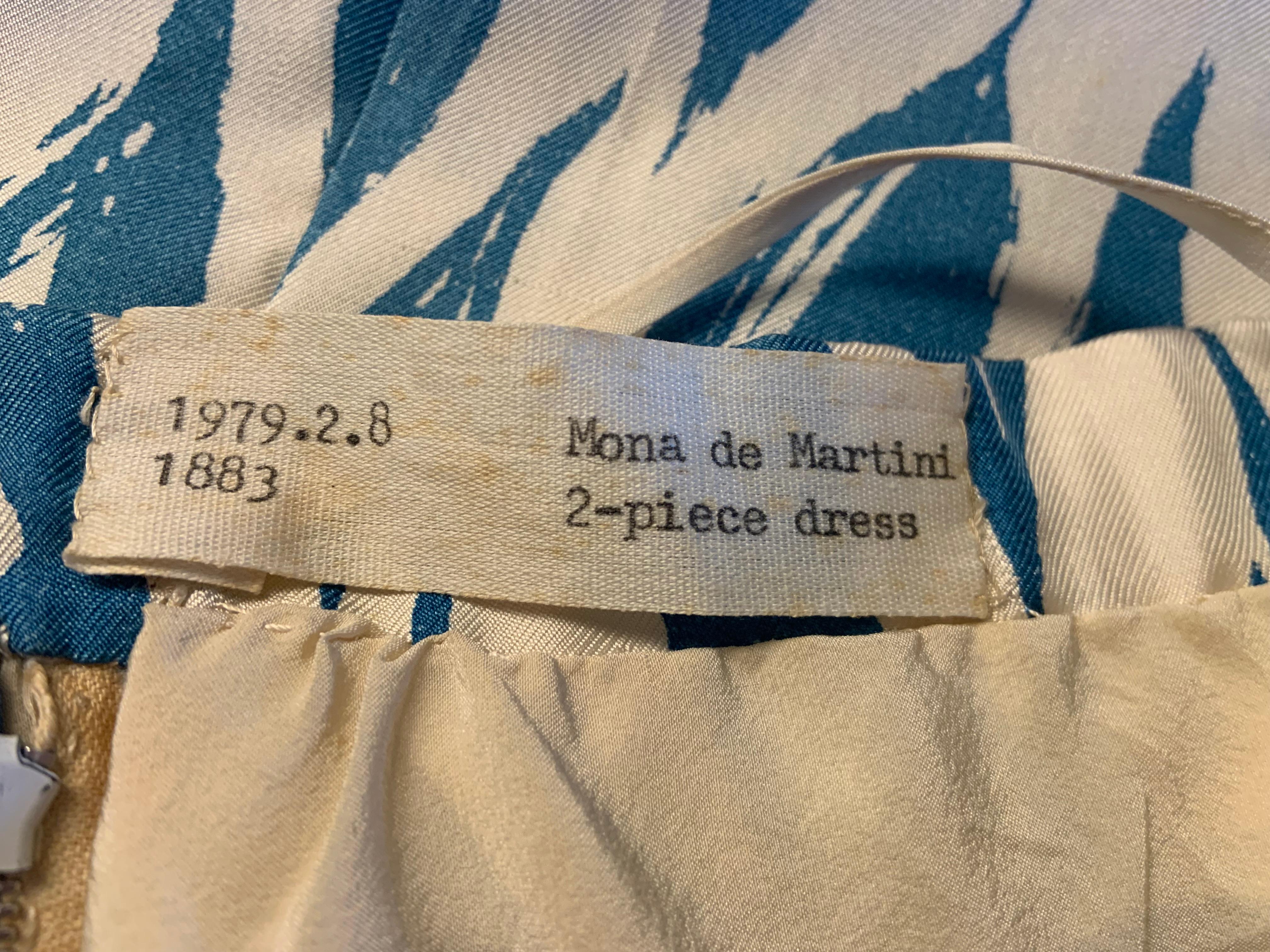 Robe en soie imprimée Balenciaga Haute Couture avec Provenance en vente 7