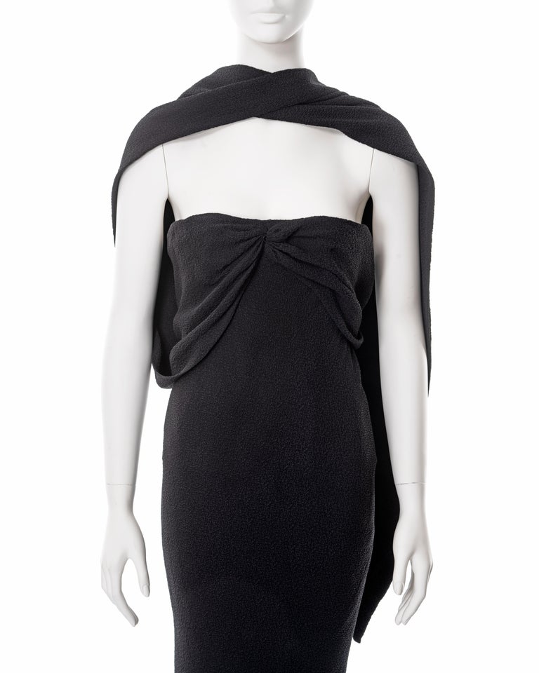 Collier Cravate En Soie Noire LULU GUINNESS – Rare, à Plumes Et Paillettes – Occasion