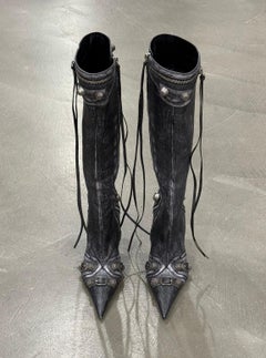 Balenciaga heeled city boots