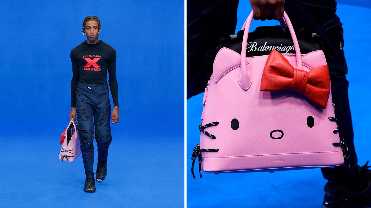 balenciaga hello kitty bag